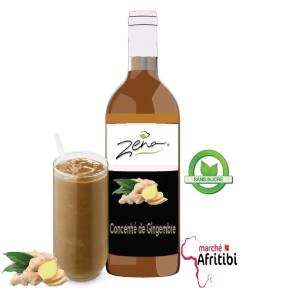 Sugar Free Ginger Syrup Concentrate, Afritibi