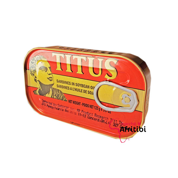 sardine titus in vegetable oil