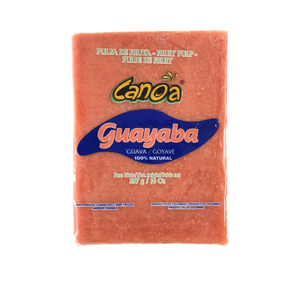Pulpe de fruit de goyave congelé naturel de canoa